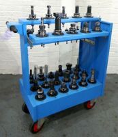 Assorted BT40 Tooling & Sarralle Trolley