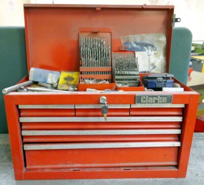 Clarke Bench Top Tool Box & Contents