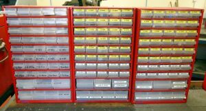 Raaco Storage Racks & Contents