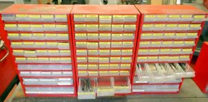Raaco Storage Racks & Contents