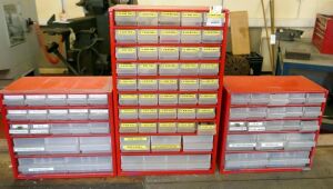 Raaco Storage Racks & Contents