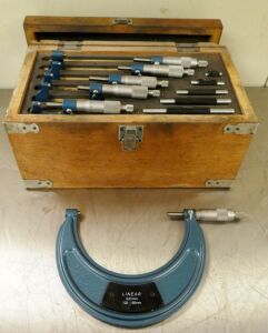 Linear 0-150mm Micrometer Set