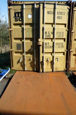 40' High Cube Shipping Container