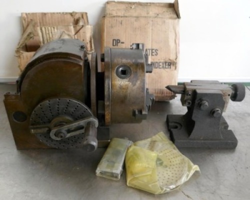 Dividing Head 6" 3 Jaw Chuck & Tailstock