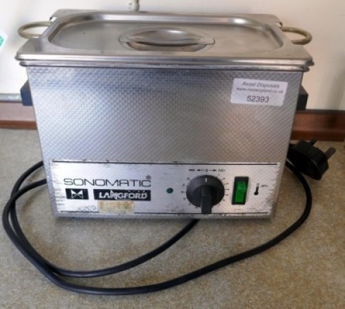 Sonomatic Ultrasonic Bath 240v
