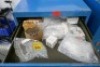 10 Drawer Steel Cabinet & Contents - 10