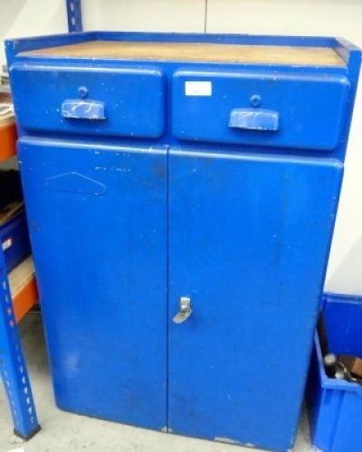 Steel Cabinet & Contents
