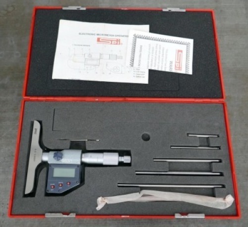 SPI Digital Depth Micrometer 0-6"