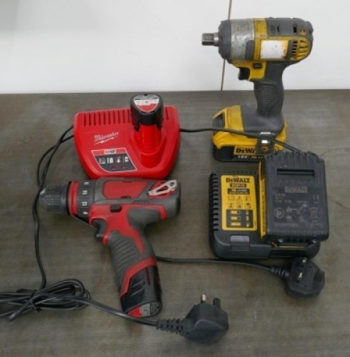 Dewalt Impact 1/2 Impact Driver & Milwaukee Drill Driver