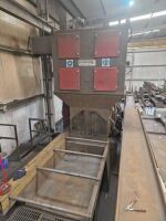 Pangborn SES roller conveyor shot blast machine