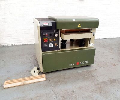 SCM S630 Thicknesser