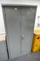 6ft Steel Cupboard And Contents, Electrical Equipment