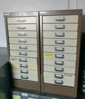 Pair Of Leabank 10 Drawer Units