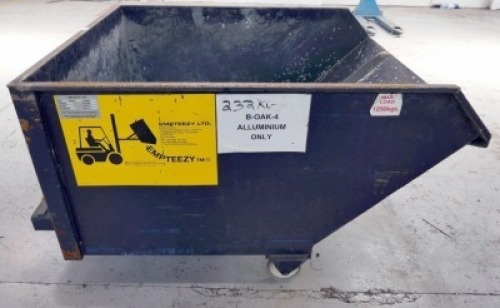 Empteezy Mobile Tipping Skip Max Capacity 1250Kg