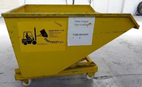 Empteezy Mobile Tipping Skip Max Capacity 1750Kg