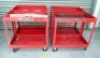 Sealey 2 Level Heavy Duty Work Trollies 4 Off
