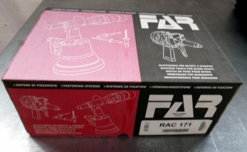 FAR RAC-171 Pneumatic Rivet Gun 3/16" - 1/4" Unused