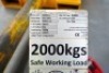 Contact Lifting Attachments Max Capacity 2000Kg - 3