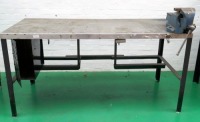 Steel Work Bench & Record No24 Vice 1800 x 1100 x 800mm