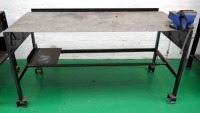 Steel Welding Bench & Record No5 Vice 1900 x1200 x 900mm