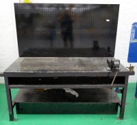 Steel Welding Bench & Vice 2000 x1900 x 900mm