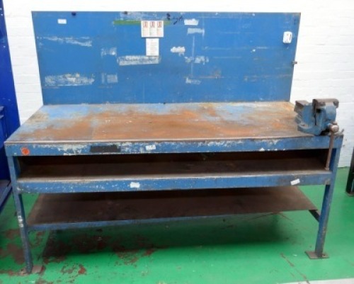Steel Welding Bench & Vice 2000 x1900 x 900mm