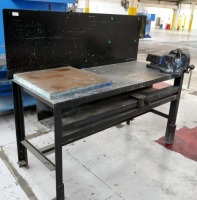 Steel Welding Bench & Record No25 Vice 2000 x 1500 x 800mm