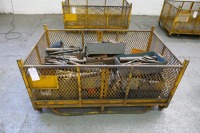 Stillage Of Assorted Large Taper Drills