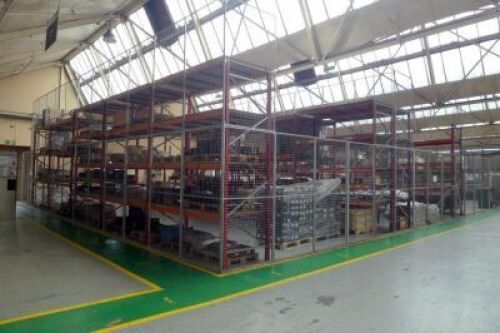 Caged Quarintine Racked Area