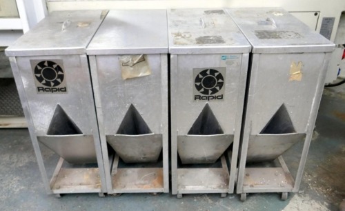 Rapid Granulators Mobile Bins 4 Off