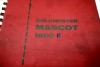 Colchester Manuals 4 Off - 4