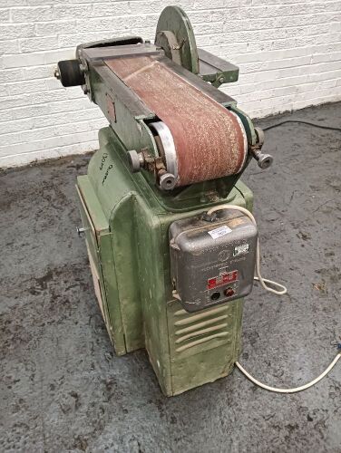A Whitehead & Co Dual disk and belt sander