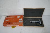 Mitutoyo 0-75mm Depth Micrometer