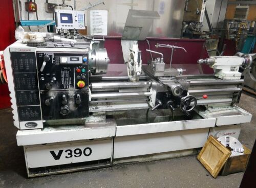Harrison V390 Gap Bed Lathe