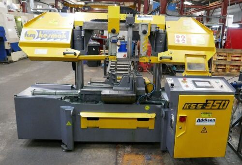ADDISON KESMAK KSS 350 Heavy Duty Twin Column Automatic Horizontal Bandsaw