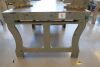 108" x 48" x 35" High CI Work Bench With Vices - 2