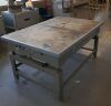 Windley Bros 72" x 48" x 36" High CI Surface Table - 4