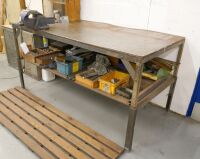 Steel Workbench With Record Vice