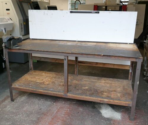 Steel Workbench With Vice
