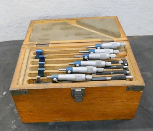 Linear 0-150mm Micrometer Set
