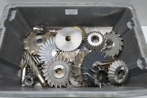 Box of Assorted Milling Cutters.