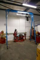 A Frame with 2 Ton Hoist.