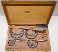 Starrett External Micrometer Set.