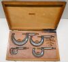 Starrett External Micrometer Set.