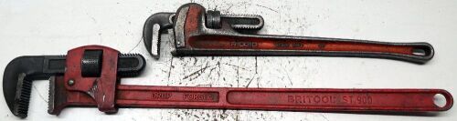 Pair of Stillsons.